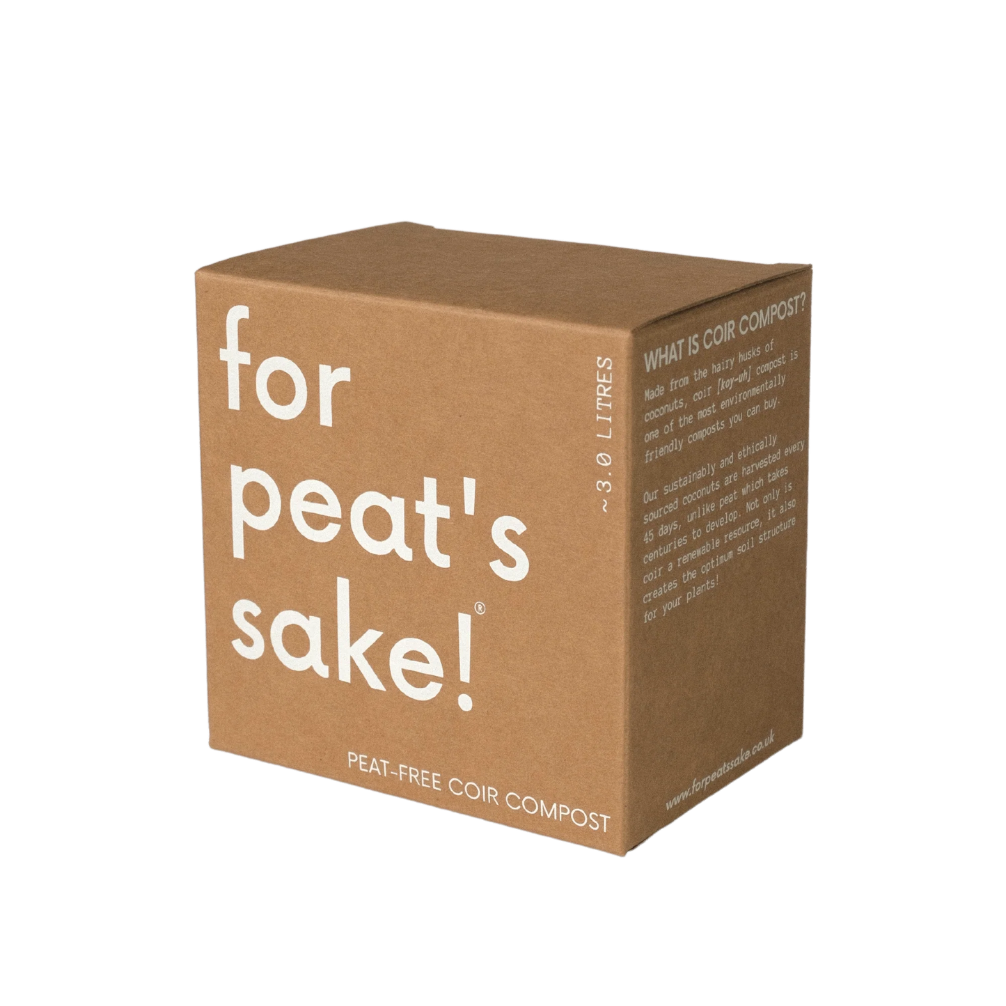 for peat's sake! Peat-free compost 3 litres