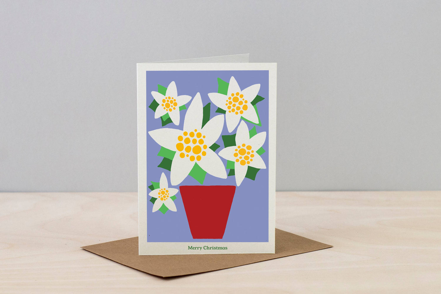 Christmas Plants Card - Pack of 6