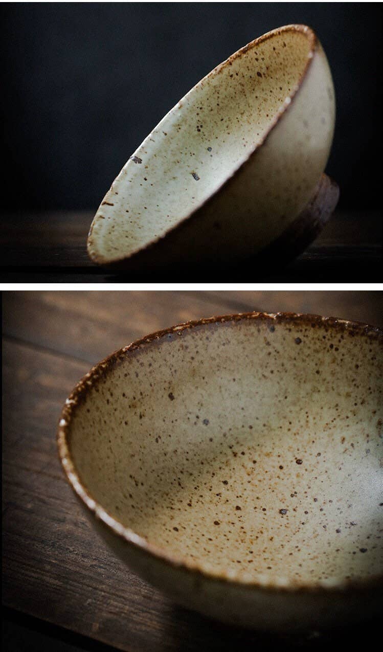 Handmade Japanese Style Stoneware Bowl