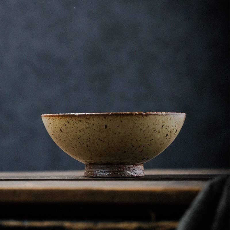 Handmade Japanese Style Stoneware Bowl