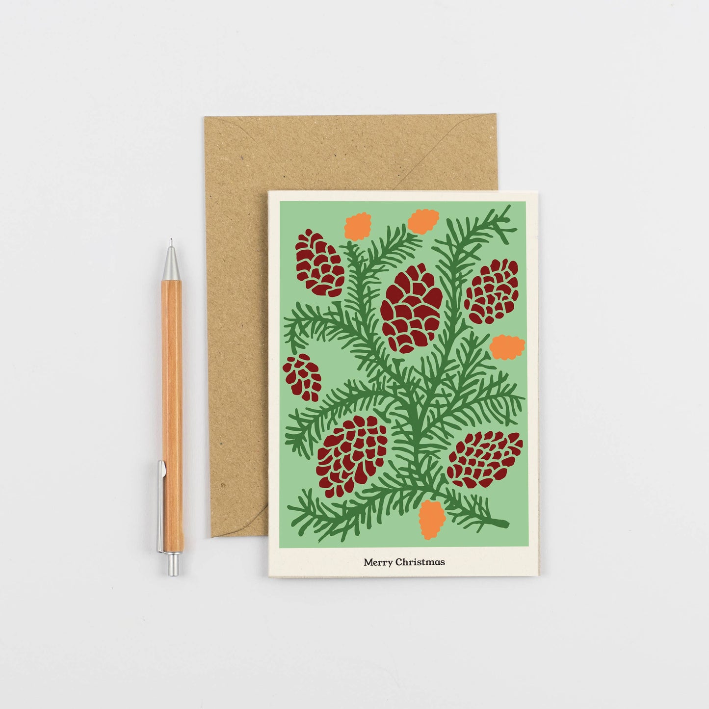 Christmas Plants Card - Pack of 6