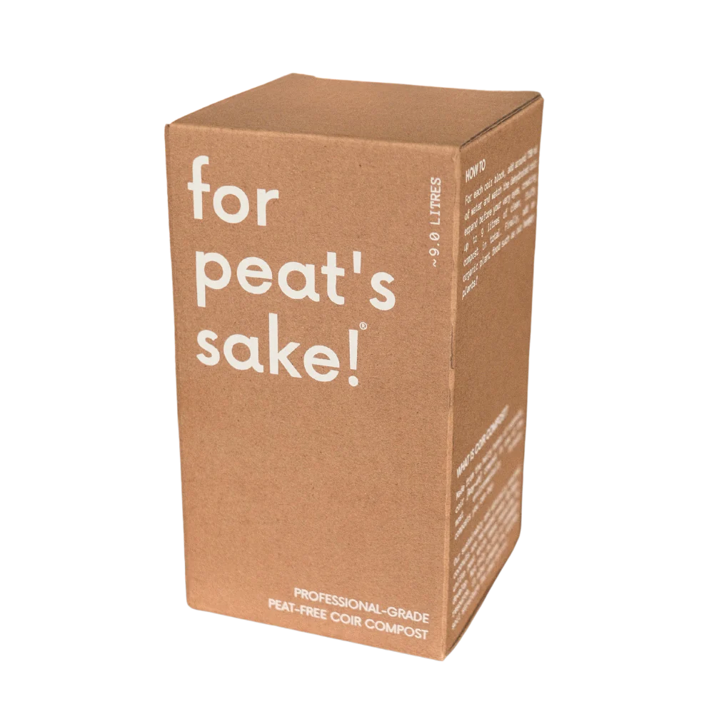 for peat's sake! Peat-free compost 9 litres