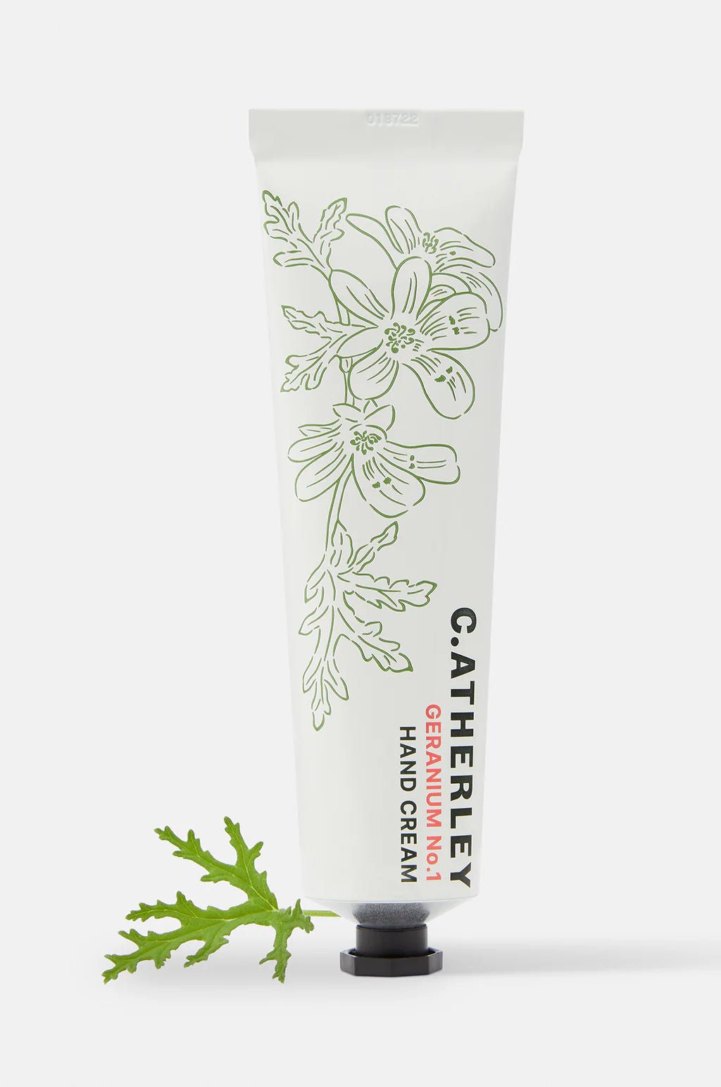 C Atherley No.1. Geranium Hand Cream 75ml British Made, 100% Natural Oils Paraben GMO Free