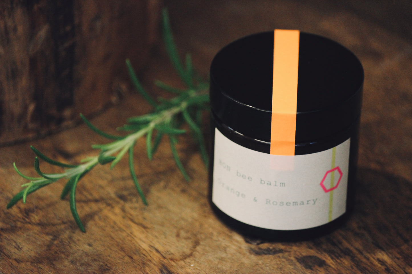 Bon Maison Bee Balm Made in Somerset with Beeswax Natural Ingredients Orange and Rosemary