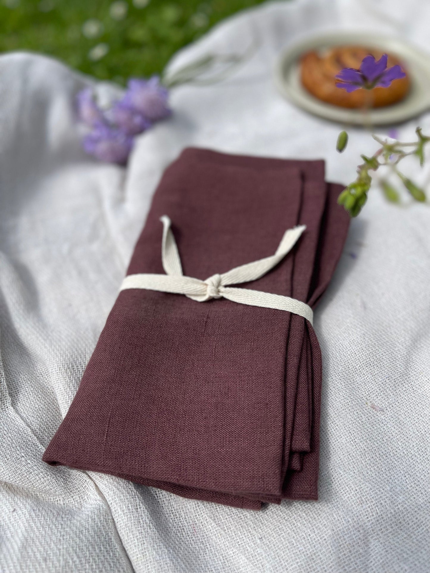 Large Linen Napkin, Set of Four