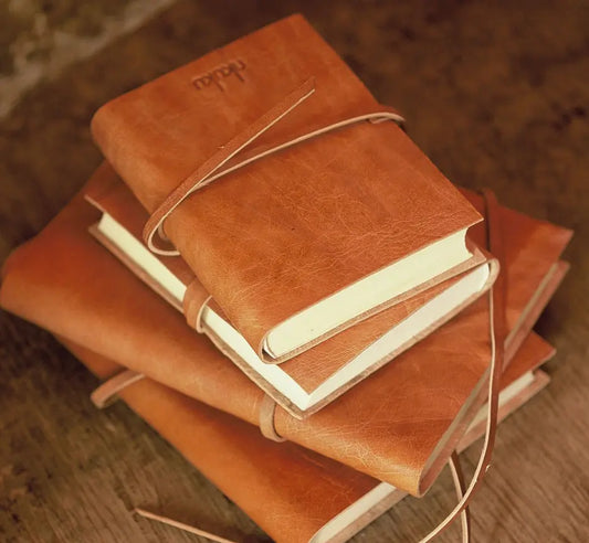 Rustic Tanned Leather Journal A6