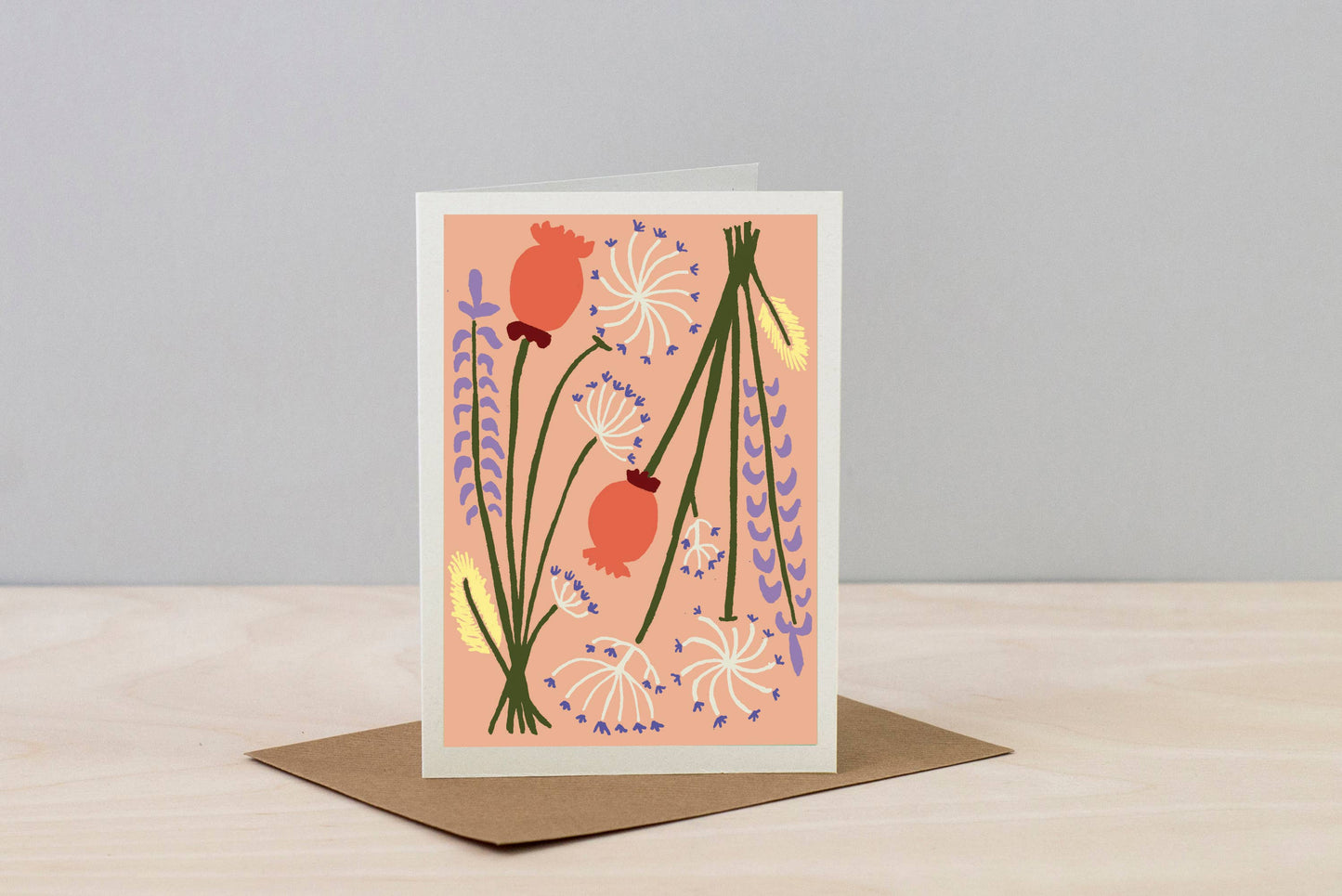 Dried Flower Card