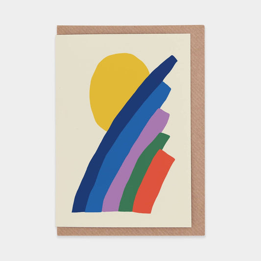 Sunny Rainbow Greetings Card