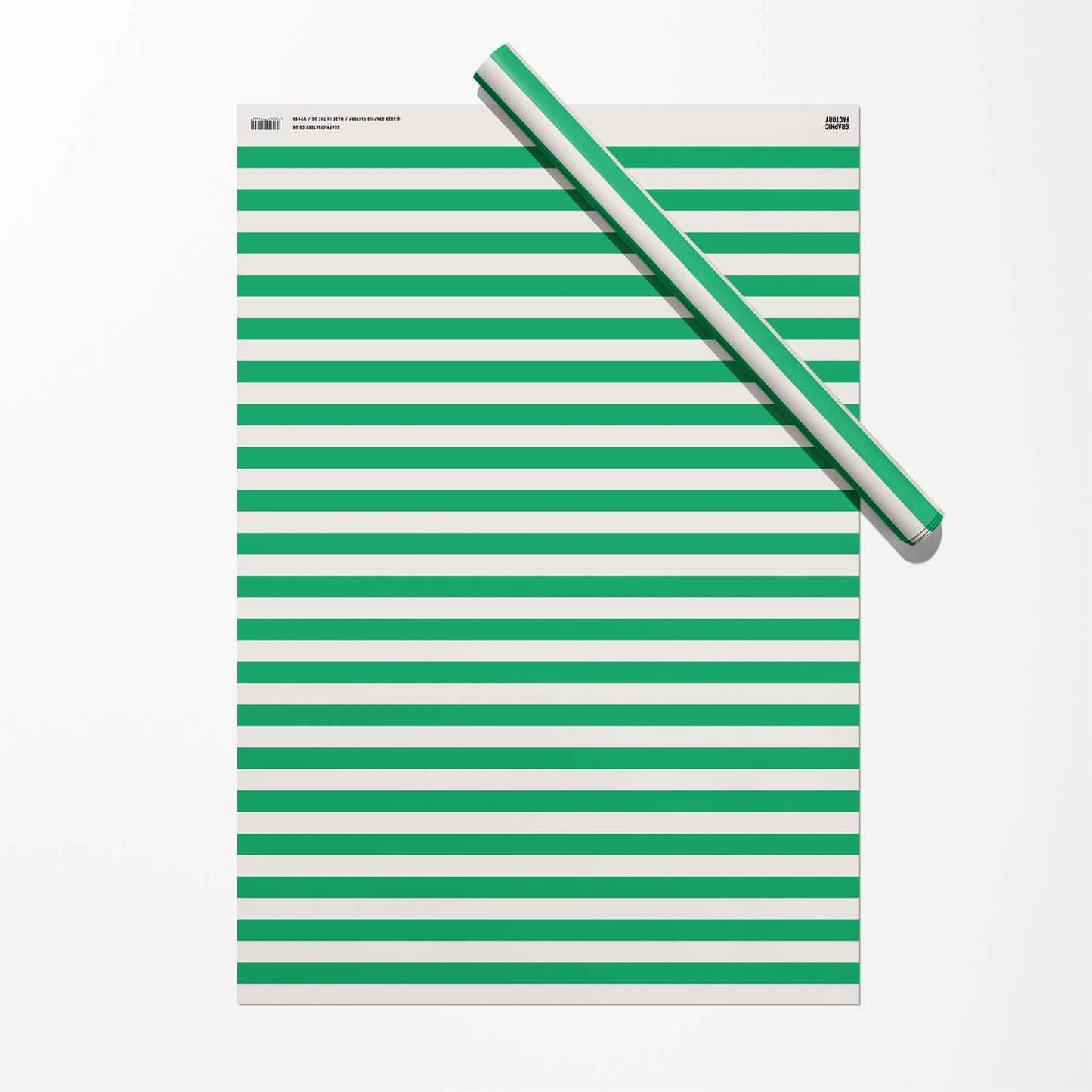 Green stripe Gift Wrap | Wrapping Paper | Craft Paper