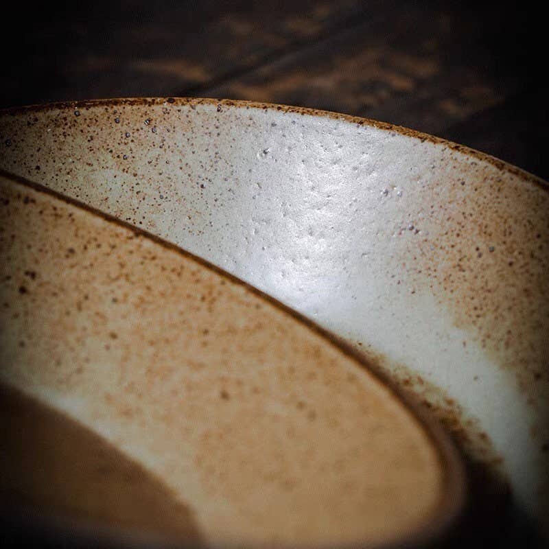 Handmade Japanese Style Stoneware Bowl