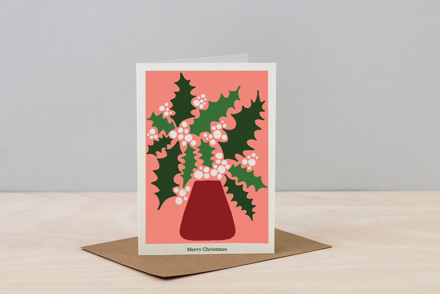 Christmas Plants Card - Pack of 6