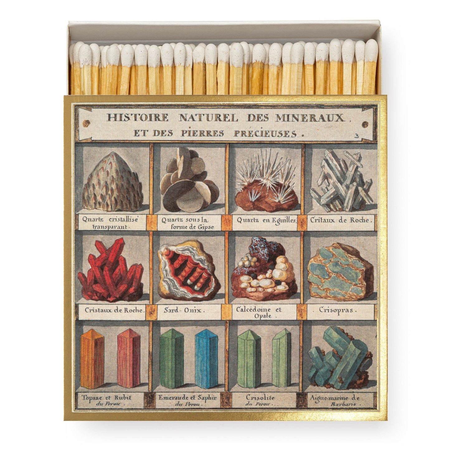 Natural History Museum Minerals by Archivist - Luxury Matches