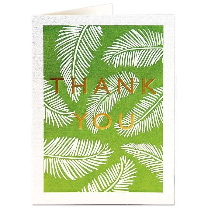 Thank You Card (Ferns)